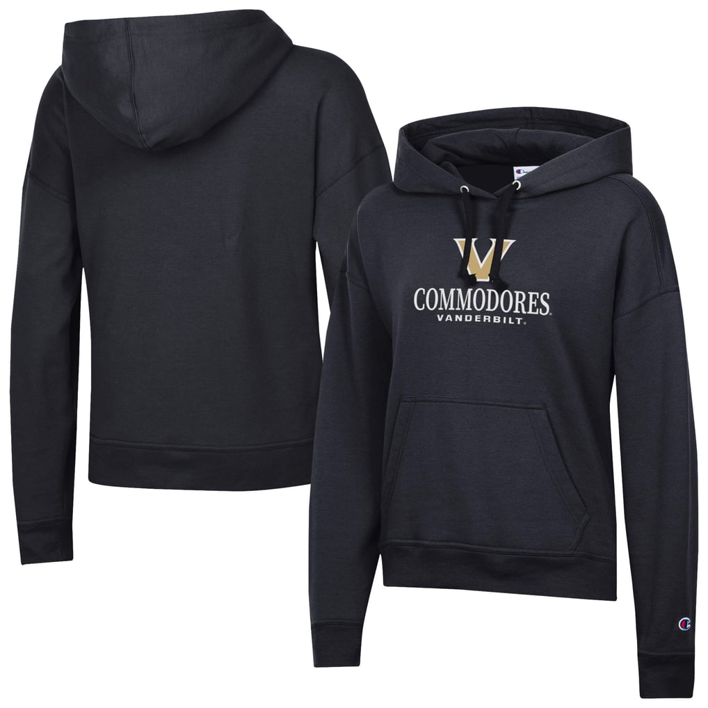  Vanderbilt Commodores Champion Women's Powerblend Fleece Pullover Hoodie - Black